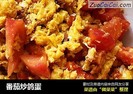 番茄炒鸽蛋