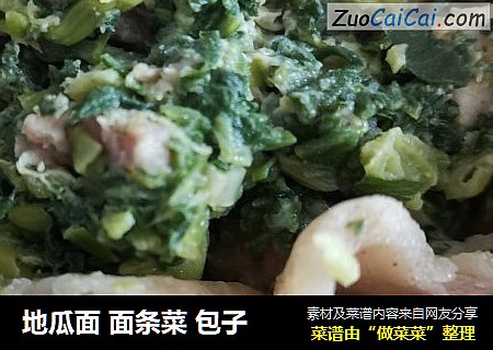 地瓜面 面条菜 包子
