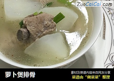 萝卜煲排骨