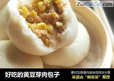 好吃的黄豆芽肉包子