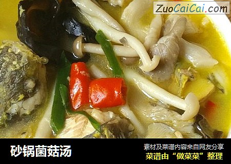 砂锅菌菇汤