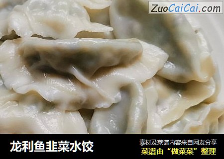 龙利鱼韭菜水饺