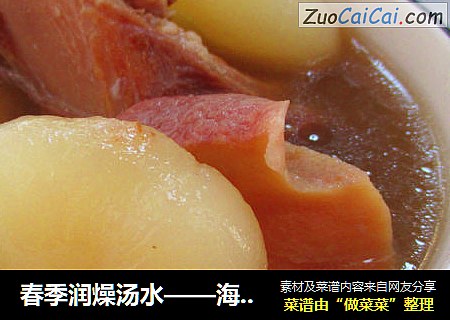 春季润燥汤水——海底椰煲猪骨汤