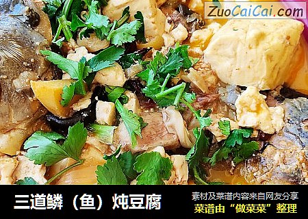 三道鳞（鱼）炖豆腐