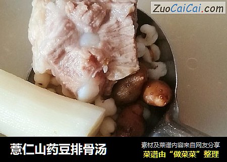 薏仁山药豆排骨汤