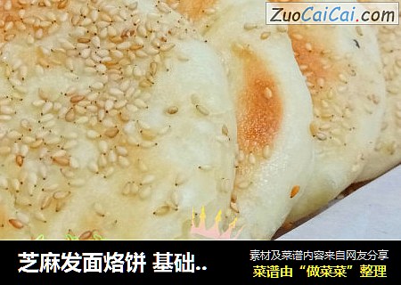 芝麻发面烙饼 基础发面烙饼