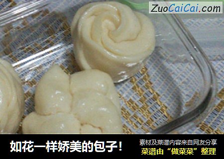 如花一样娇美的包子！