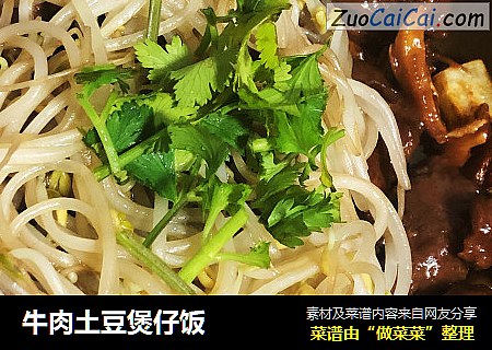 牛肉土豆煲仔饭