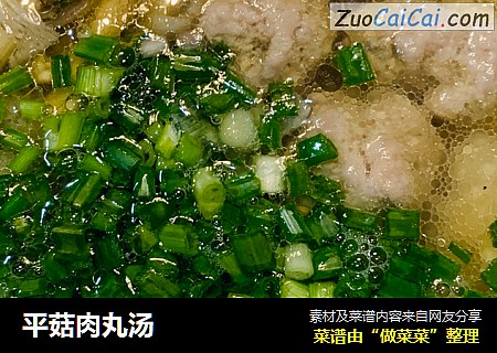 平菇肉丸汤