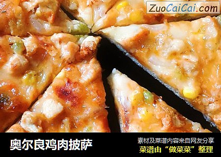 奥尔良鸡肉披萨