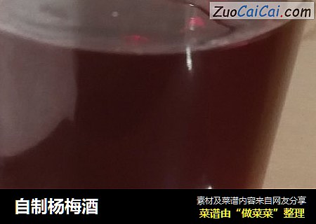 自制杨梅酒