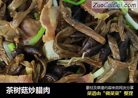 茶树菇炒腊肉