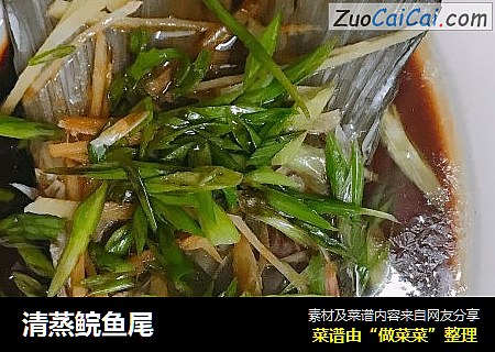 清蒸鲩鱼尾