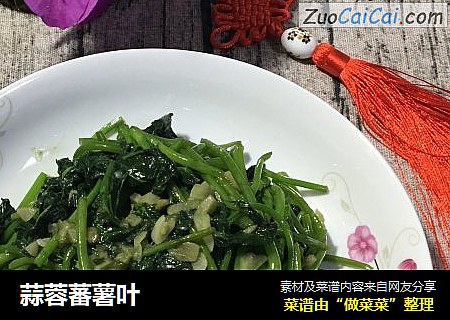 蒜蓉蕃薯叶