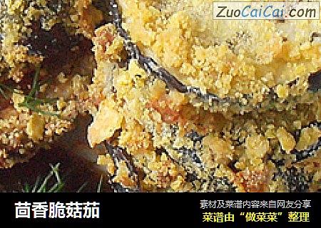 茴香脆菇茄