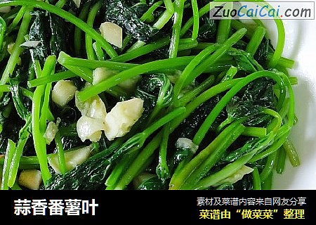 蒜香番薯叶