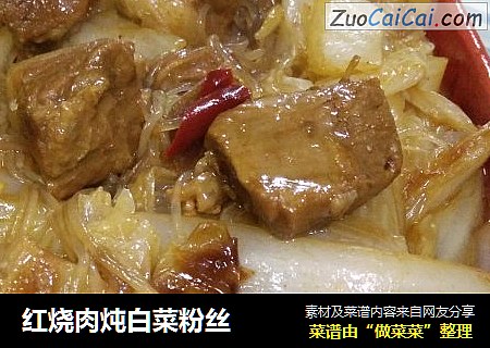 红烧肉炖白菜粉丝