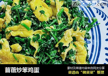苜蓿炒笨鸡蛋