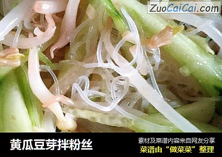黄瓜豆芽拌粉丝