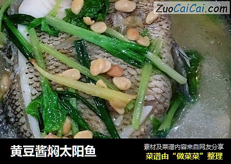 黄豆酱焖太阳鱼