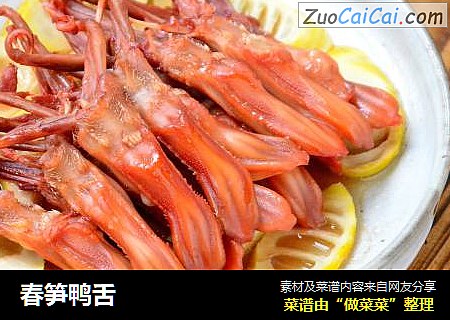 春笋鸭舌
