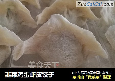 韭菜鸡蛋虾皮饺子