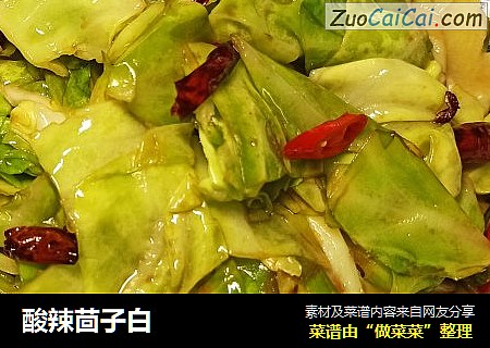 酸辣茴子白