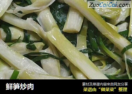 鲜笋炒肉