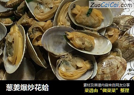 葱姜爆炒花蛤