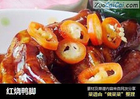 红烧鸭脚