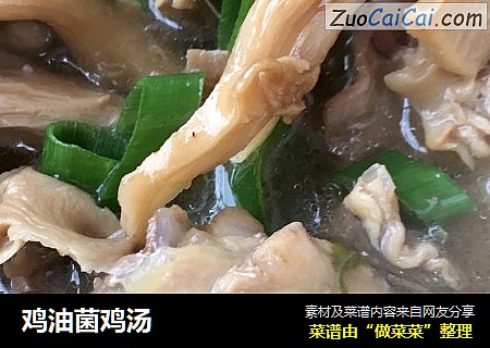 鸡油菌鸡汤
