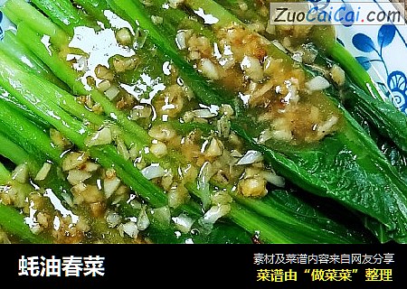 蚝油春菜