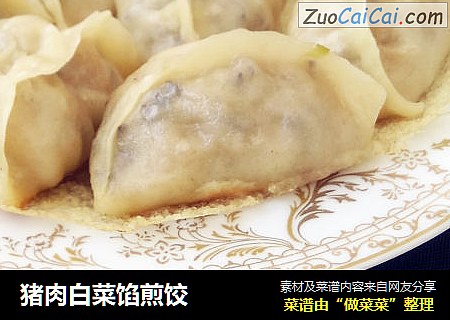 猪肉白菜馅煎饺
