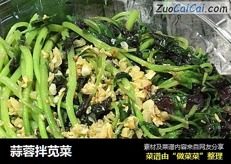蒜蓉拌苋菜