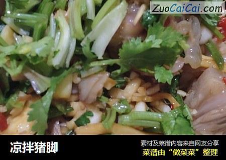 凉拌猪脚