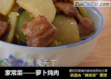 家常菜——萝卜炖肉