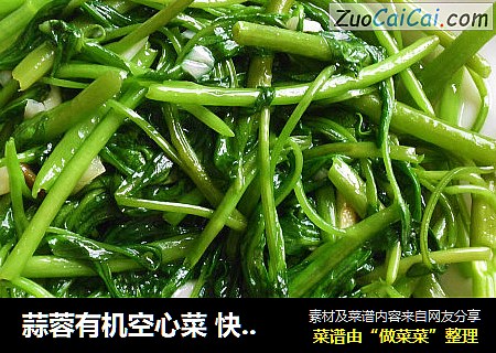 蒜蓉有机空心菜 快手菜