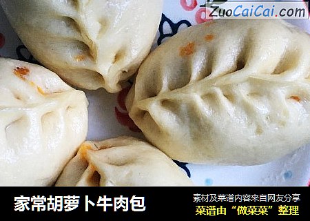 家常胡萝卜牛肉包