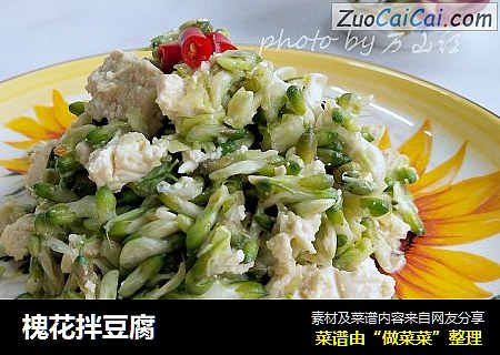 槐花拌豆腐