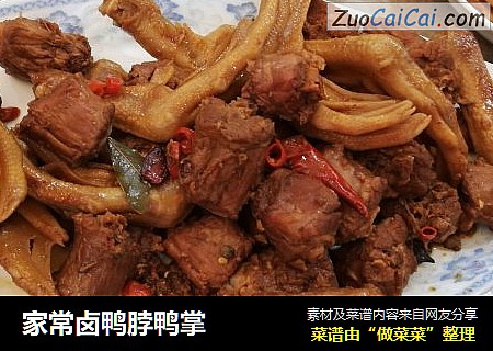 家常卤鸭脖鸭掌