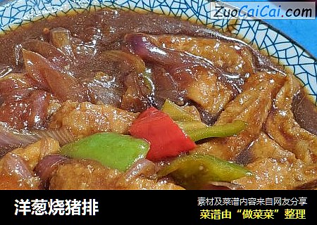 洋葱烧猪排