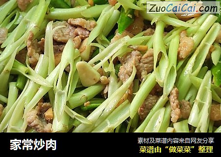家常炒肉