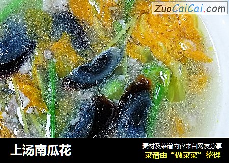 上汤南瓜花