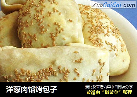 洋葱肉馅烤包子