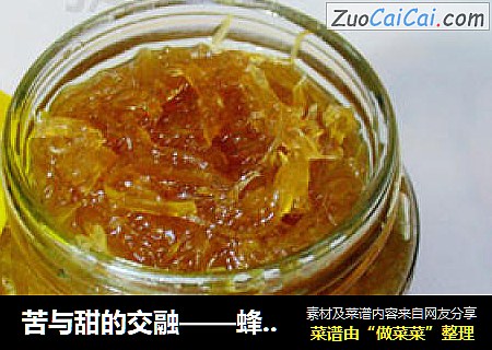 苦与甜的交融——蜂蜜柚子茶