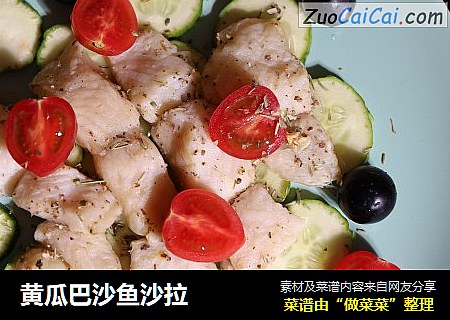 黄瓜巴沙鱼沙拉