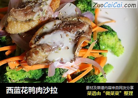 西蓝花鸭肉沙拉