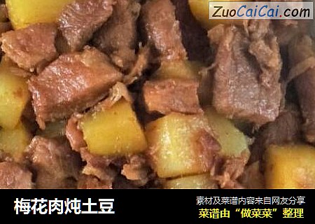 梅花肉炖土豆