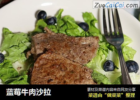 蓝莓牛肉沙拉