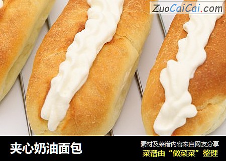 夹心奶油面包